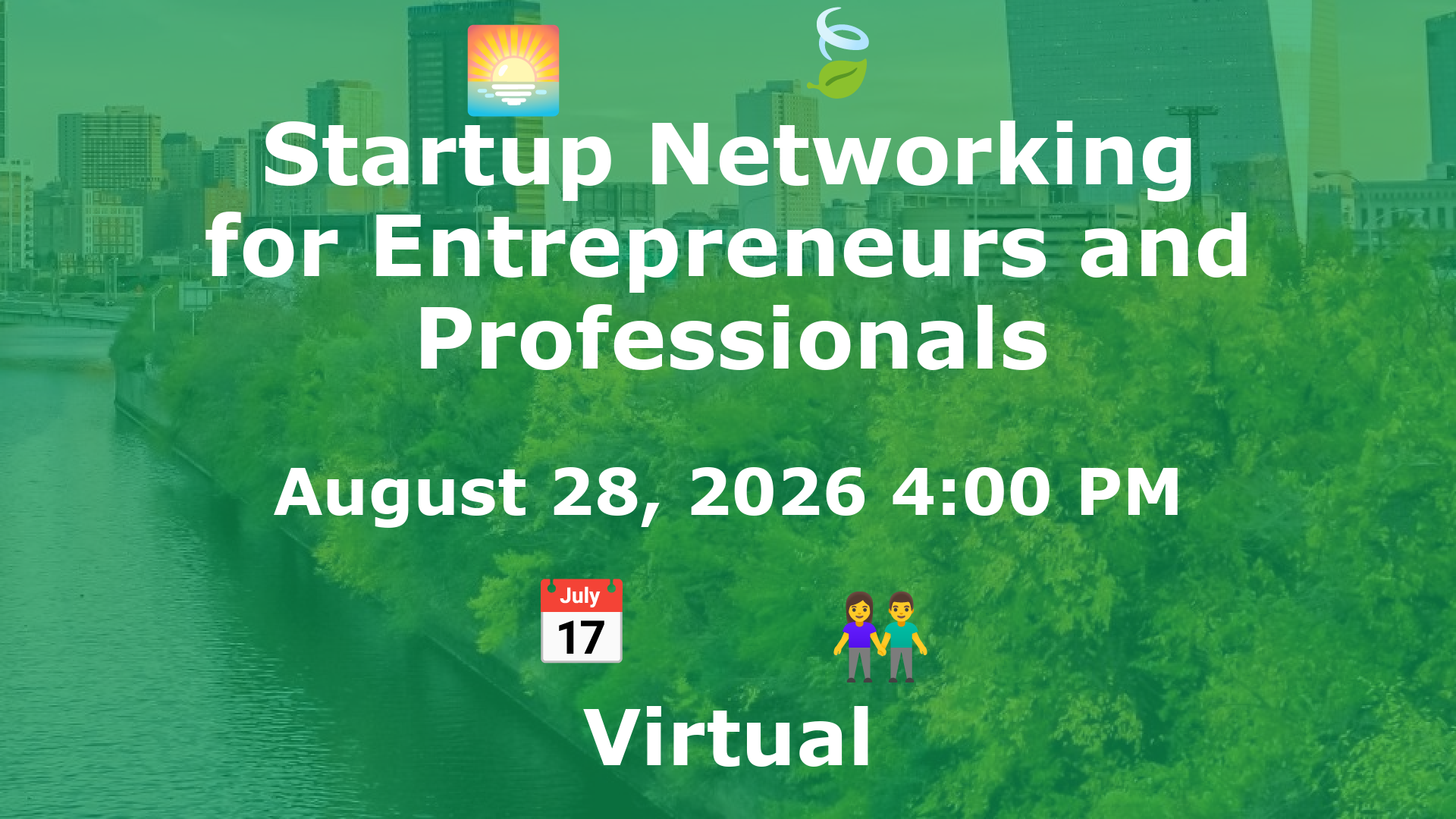 Startup Networking for Entrepreneurs and Professionals event image